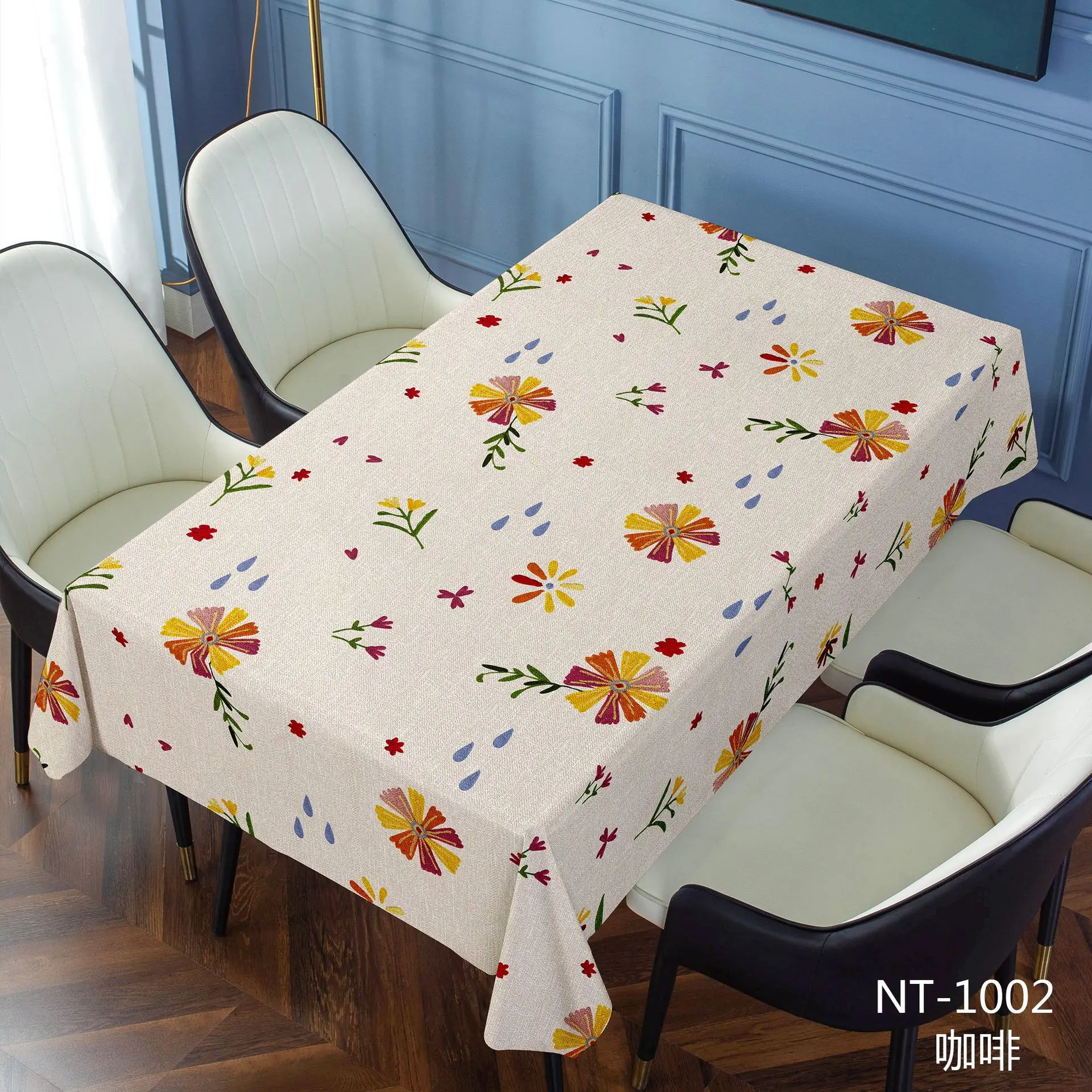Strip Simplicity Style Linen Tablecloth Household Simple Pattern Tablecloth Rectangular Kitchen Tablecloth