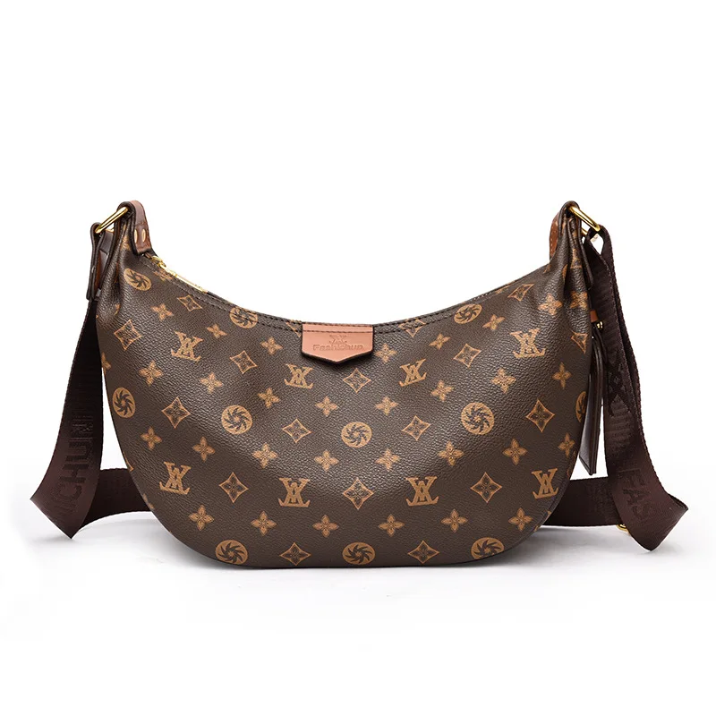 

Женская сумка Moon New Print 2025 года, винтажная сумка через плечо под мышками, пригородная сумка с регулируемым ремешком и фурнитурой премиум-класса ​