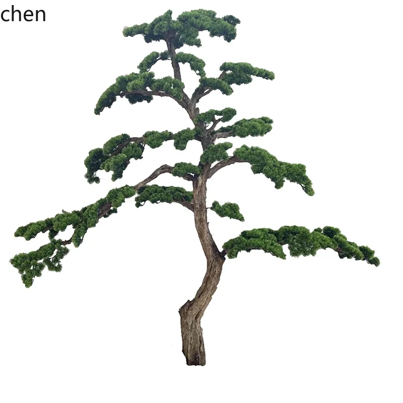 7.15-c13  Artificial Pine Tree Large Indoor Ornament Landscape Decoration Fake Tree Green Plant Bonsai