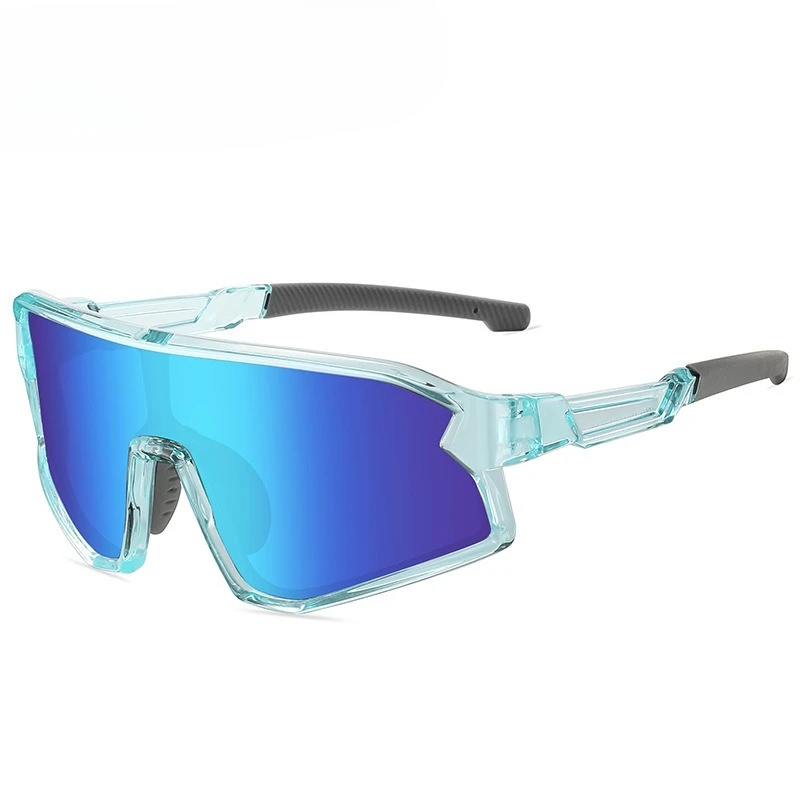 Myopia Photochromic Riding Diving Goggles Boxed HD Polarized Children Cycling Sunglasses Big Frame UV Protection Bicycle Glasses view 5