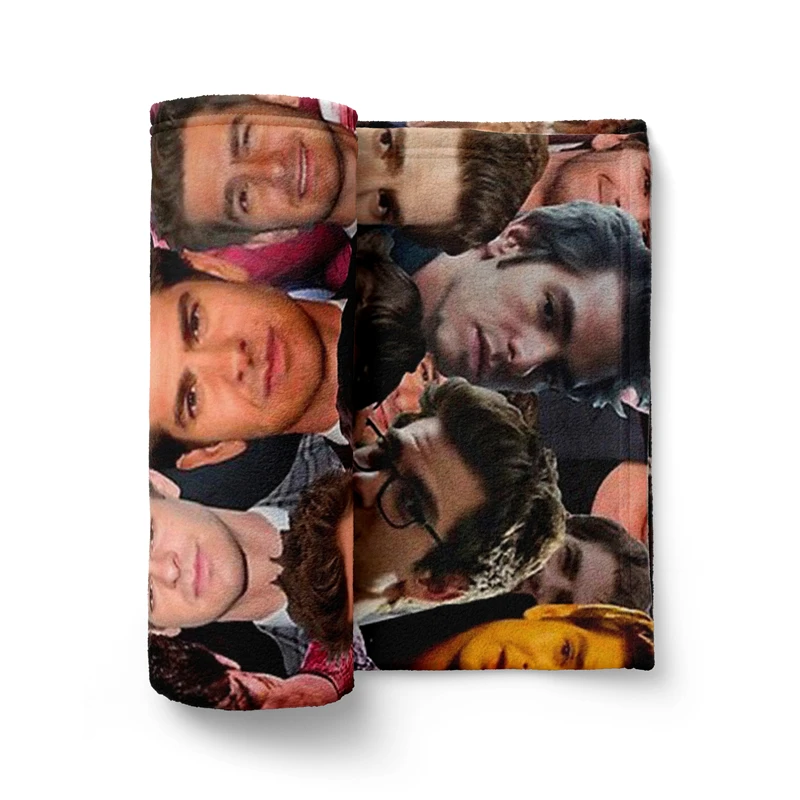 Gaslight Gatekeep Girlboss Andrew Garfield Photo Collage Throw Blanket for Women Men Girls Boys Kids Pets Dogs Cats Couch Sofa