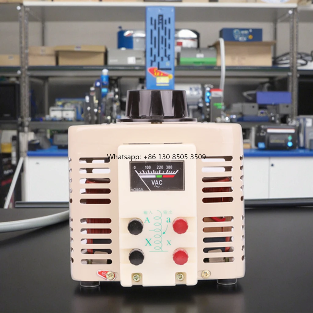 Custom Variacs TDGC2-2KVA Single Phase 0-300V Adjustable Voltage Regulator Contact Manual 220V Variac Transformer Foam Cutting
