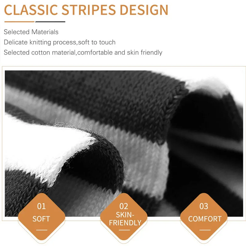 Color Striped Stockings Japanese Over Knee Socks Fashion Women Keep Warm Soks Sexy Slim Long Socks Hosiery JK Cosplay Lolita Y2k image 4