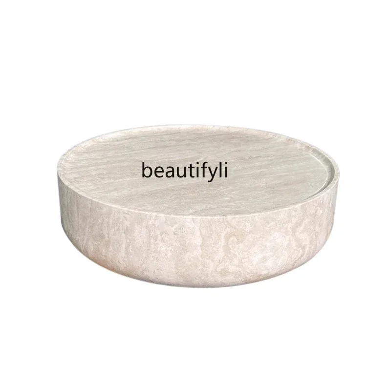 53Nordic cave stone coffee table modern simple light luxury designer style surprise quiet wind creative art personality