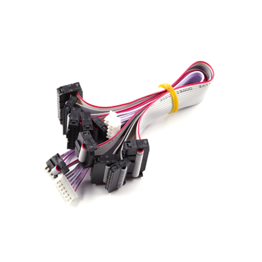 7pcs JTAG SWD Adapter Cable Kit 2.54mm Connector Multi-Type Download Wire Multi-Function Transfer Board for Debug Programmer