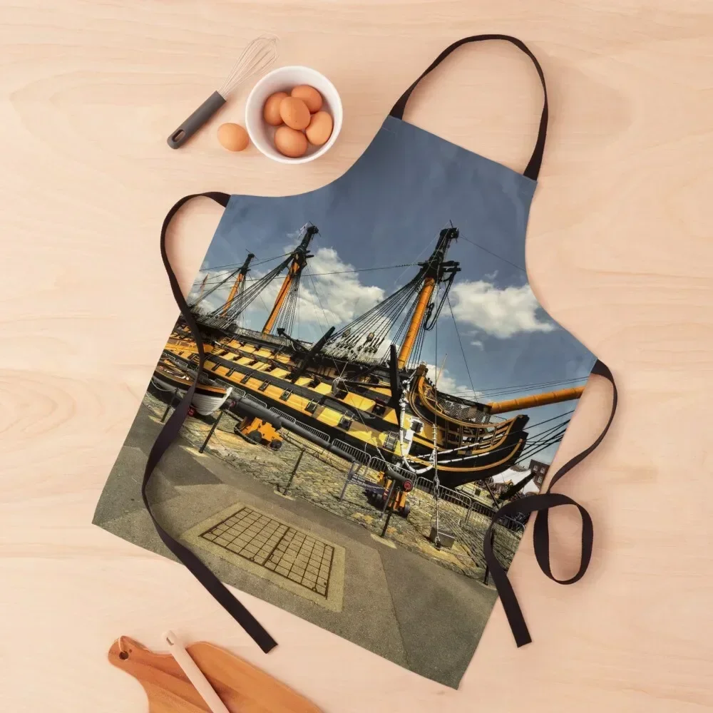 

HMS Victory Apron chef costume women's kitchens Kitchen Front Home and kitchen products Apron