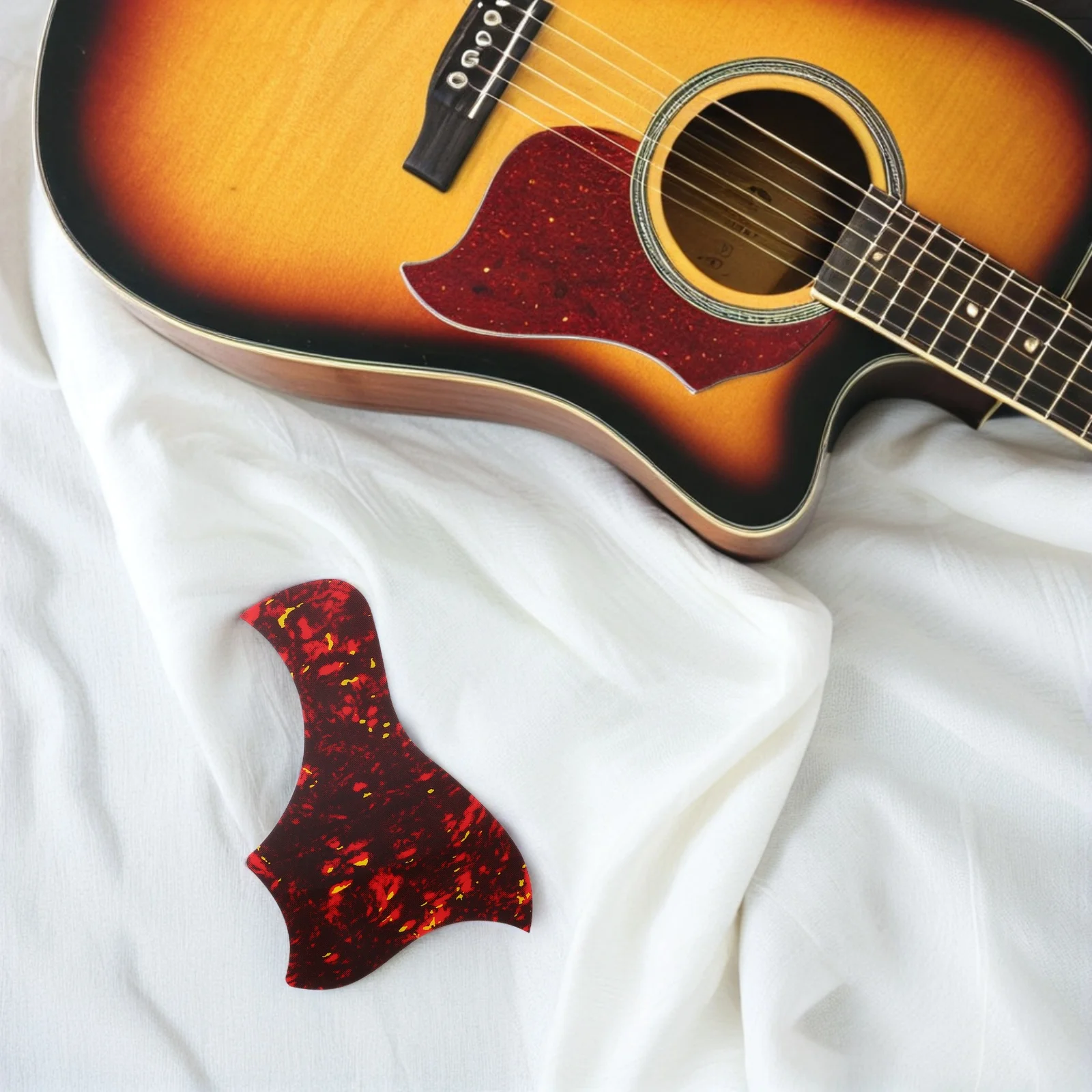 

Folk Replacement Adhesive Scratch Resistant Decorative Guard Plate For Acoustic Guitar Strumming Protection Universal