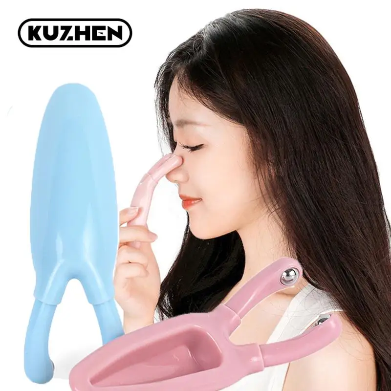 Y-shaped Fork Massage Nose Face Lifting Guasha Scraping Massage Facial Tools Massage Plate Reduce Puffiness Nose Massager