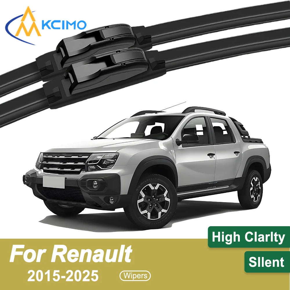 

Crystal Clear Driving 2PCS Windshield Wiper Blades for Renault Duster Oroch 2015-2025 All-Weather Reliability Durable & Safe