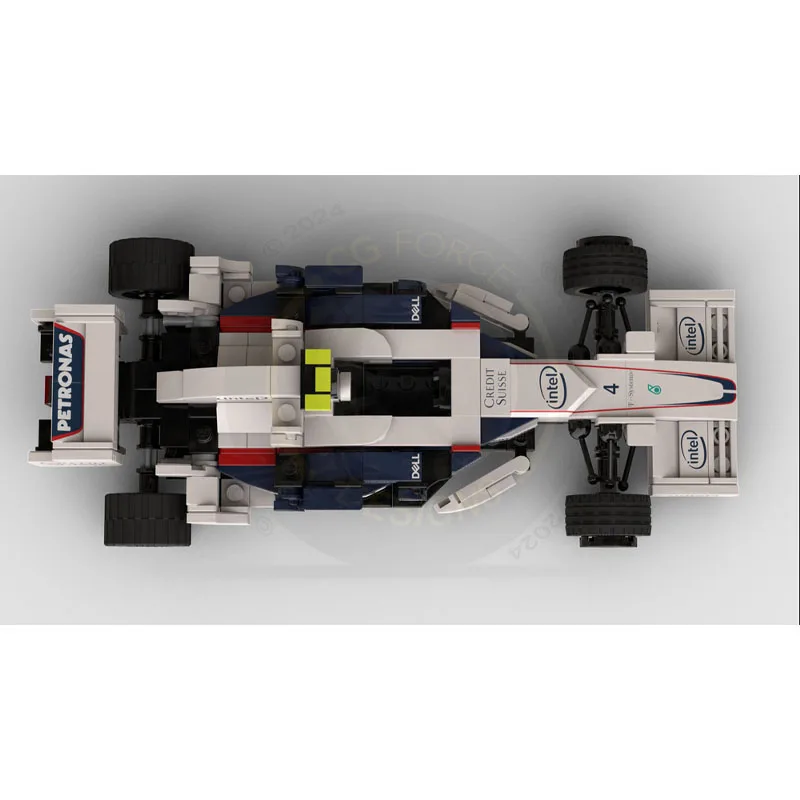

MOC-82731Новый ClassicF1.08Formula, модель строительного блока гоночного автомобиля, 271 шт., строительный блок на день рождения, игрушка в подарок для мальчиков и детей