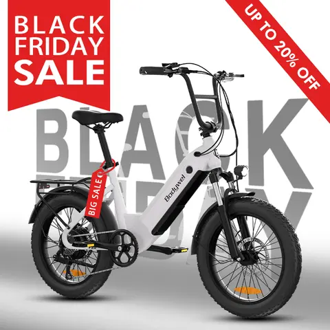Bici elettrica Bodywel F20 1500W 48V 15Ah, bici elettrica Fat Tire, freni a doppio disco a 7 velocità, bicicletta elettrica a lungo raggio per adulti