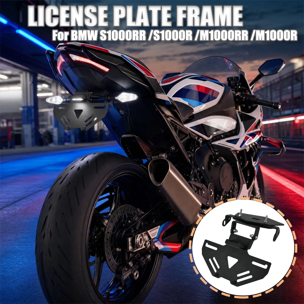 

S 1000RR 1000R Motorcycle License Plate Holder Fender Eliminator Registration Bracket For BMW S1000RR S1000R M1000RR M1000R