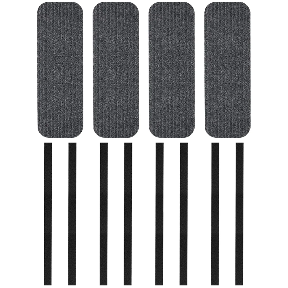 

4 Pcs Carpet Tread Cover Travel The Tow Roof Ladder Hook Polyester (Polyester) Stair Covers