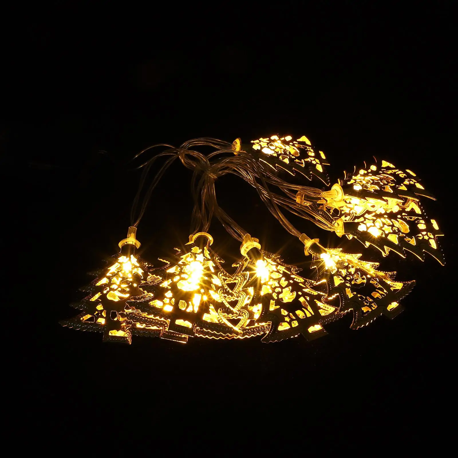 

Christmas Tree String Lights 5M Golden Decorative Hanging LED Yard Scene Xmas Festive Home Garden Lighting Holiday