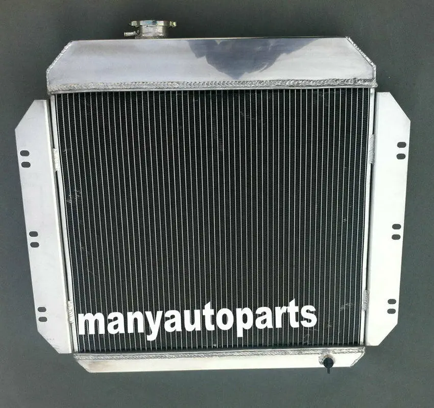 

aluminum radiator + Fan For 1949-1954 Chevy Cars v8 BEL AIR Conversion AT