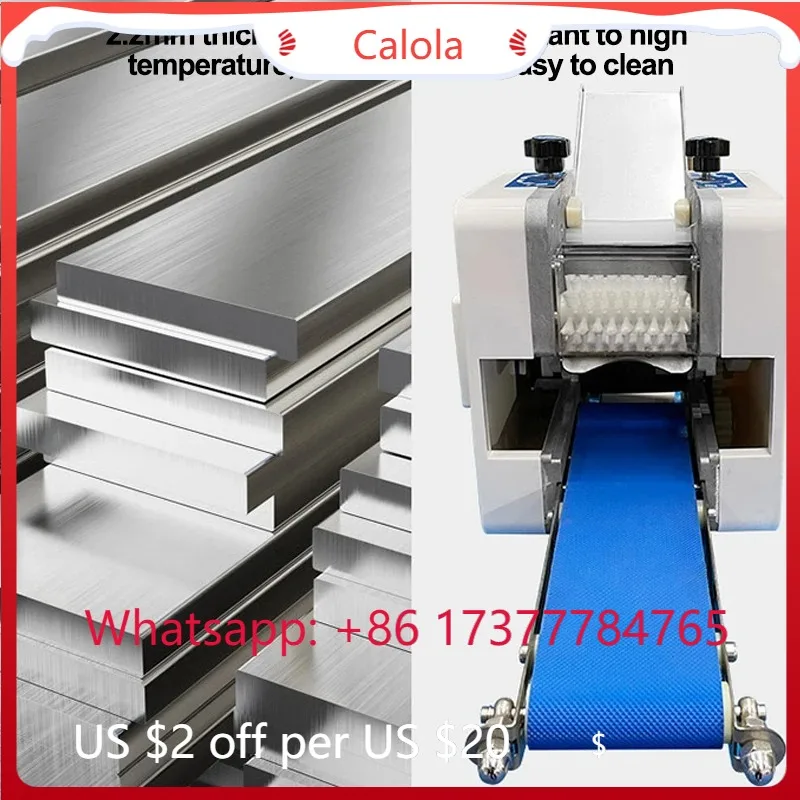 Commercial Electric Dumpling Wrapper Machine, Dough Press Wonton Ravioli Maker for Home & Small Business Pastry Equipment