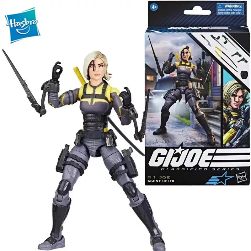 

Экшн-фигурка Hasbro G.I.JOE из сериала топ-секрет, 6 дюймов, аниме фигурка агента Helix, модель, коллекция игрушек, подарок для хобби