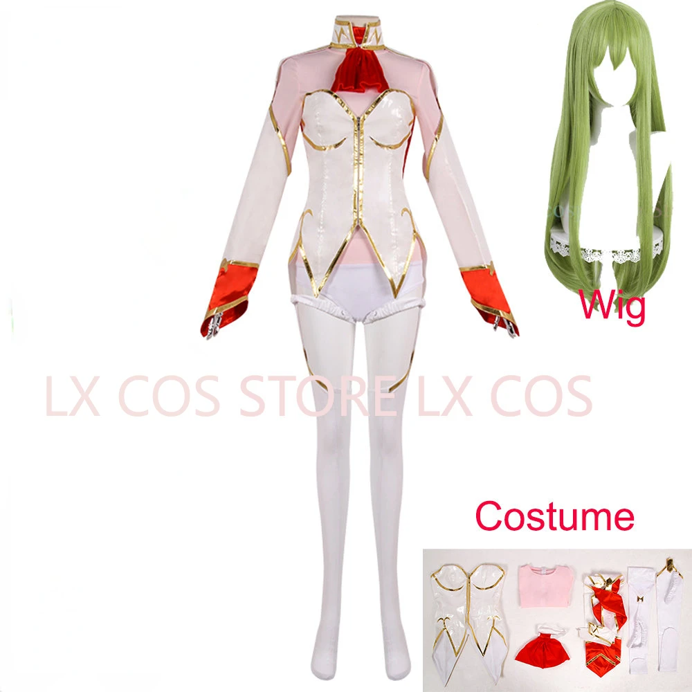 Anime Cosplay Queen CC Cosplay Costume Halloween Uniform C.C Driving Racing Suit Costumes for Women Outfit