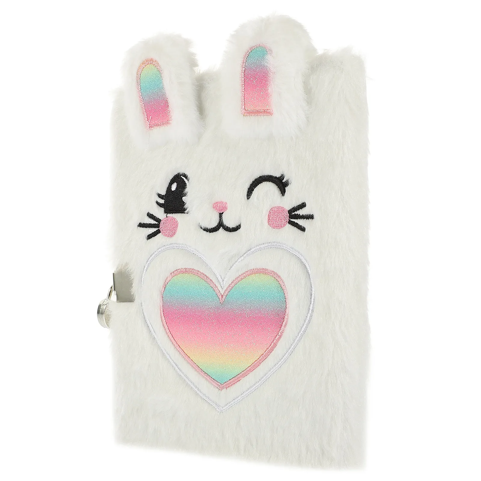 Lovely Cartoon Rabbit Notebook Adorable Cover Daily Use Diary Book Student Office Journal Diary Book Cartoon Notepad