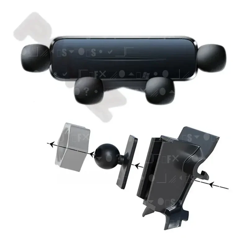 حامل هاتف السيارة ل Volkswagen Golf MK6 6 2009-2013 الجاذبية حامل جبل دعم أفقية لتحديد المواقع المحمول قوس قاعدة الملحقات