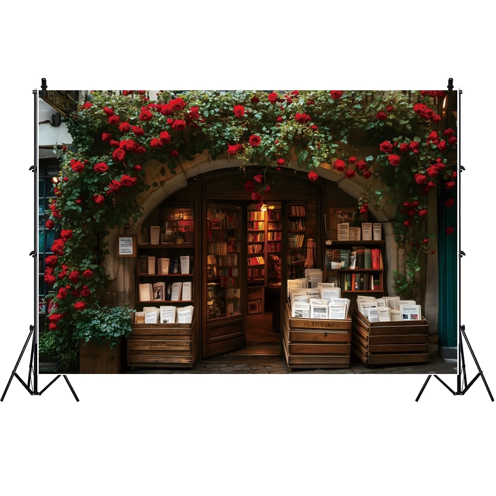 عيد الميلاد رف الكتب خلفية التصوير الخشبي خمر خزانة الكتب مكتبة الكتب حفلة الطفل صورة خلفية صور استوديو الدعائم