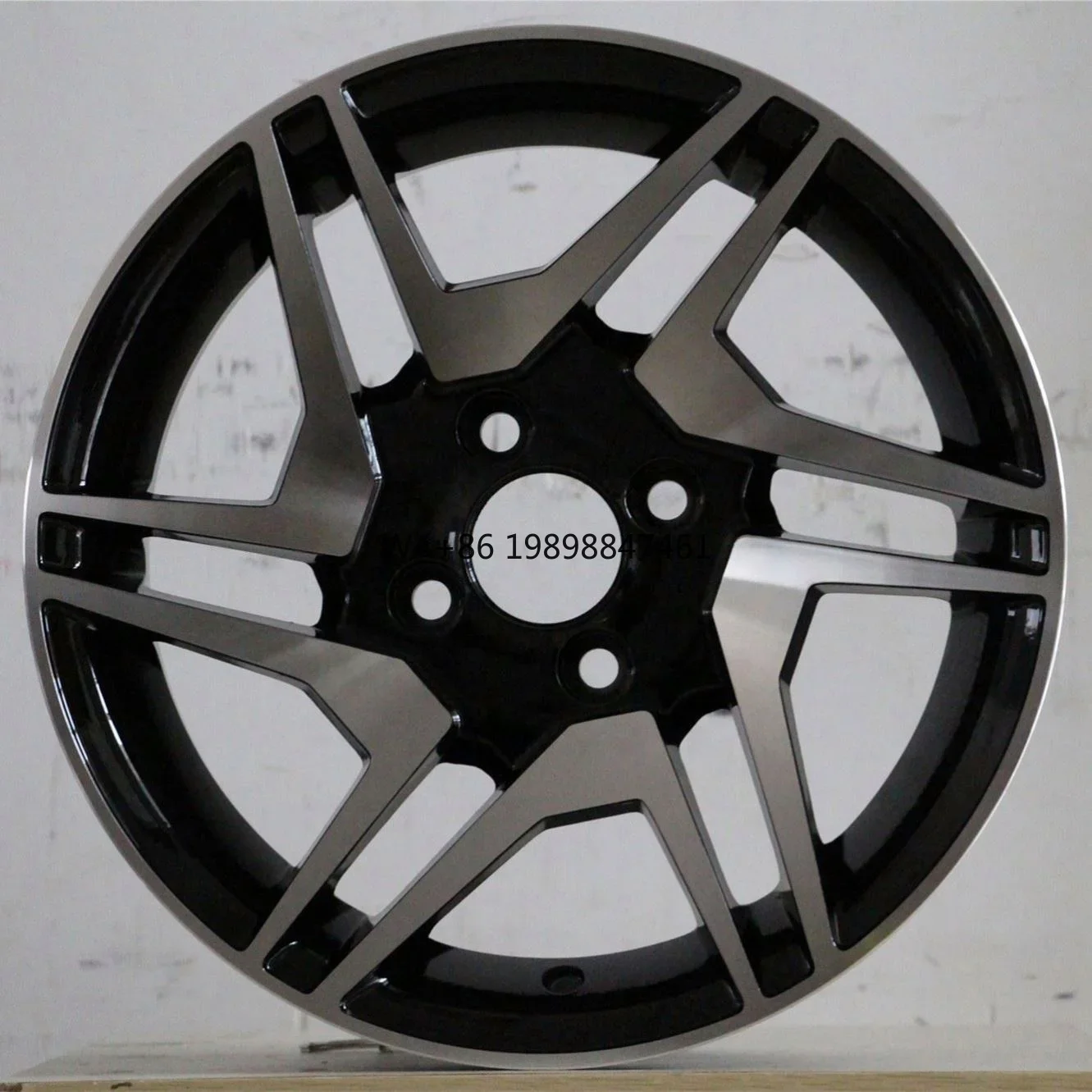 

14 15 Inch 4*98 4*100 Passenger Car Alloy Wheels Rims For FIAT Alfa Romeo Italy Car Black Machined Face Other Wheels