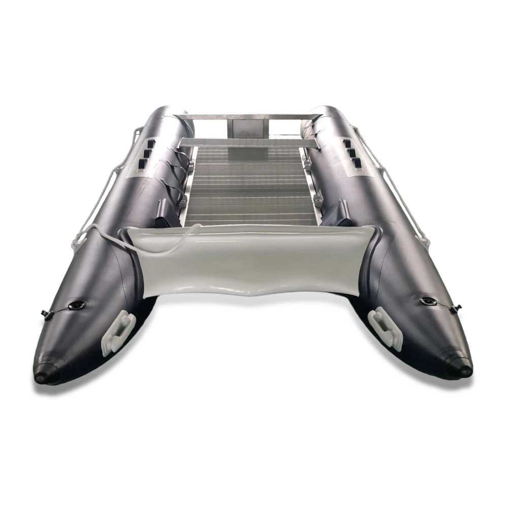 OEM ODM 450cm Inflatable Sailboat Catamaran Aluminium Floor High Speed Thundercat Race Boat For Sale