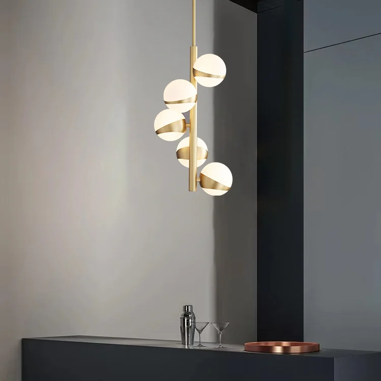

Modern Design Indoor Decoration Household Living Room Dining Room Golden Color LED Pendant Light