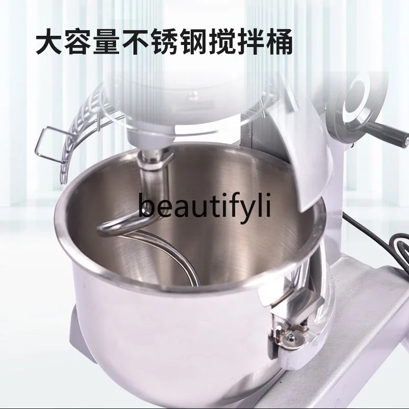 Large Capacity Stainless Steel Flour Multi-Functional Mixer Fully Automatic Large Commercial Dough Mixer