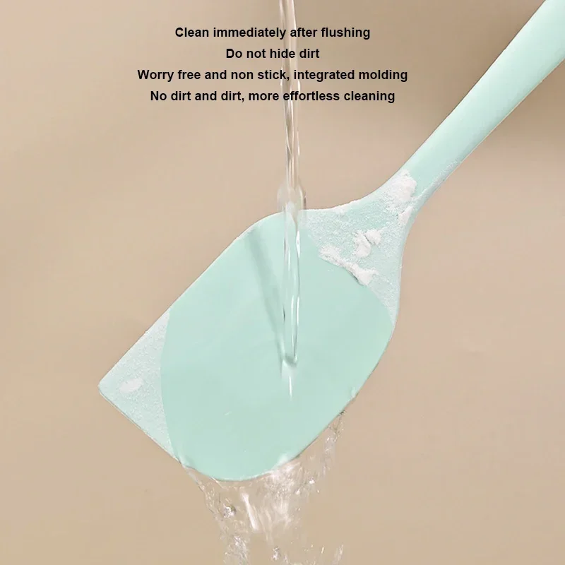 Silicone Spatula Heat-Resistant Versatile Non-Stick Kitchen Tool for Cooking, Baking, and Stirring - Food Grade, Easy to Clean