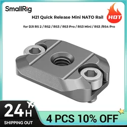 SmallRig HawkLock H21 Quick Release Mini NATO Rail for DJI RS 4 mini / RS 3 /RS 3 Pro /RS 3 Mini /RS 4/RS 4 Pro Stabilizer 4640