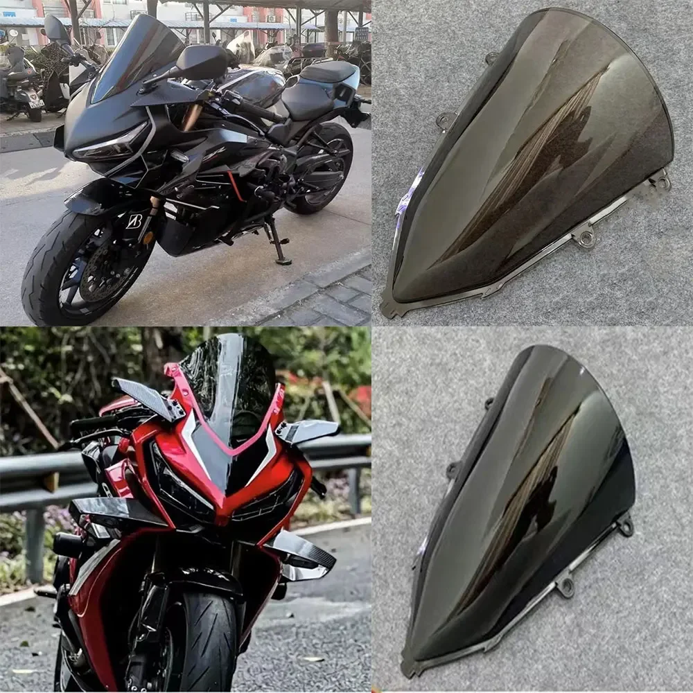 

For Honda CBR650R CBR 650R 2019 2020 2021 2022 2023 2024 Double Bubble Windscreen Screen Front Wind Deflectors Windshield