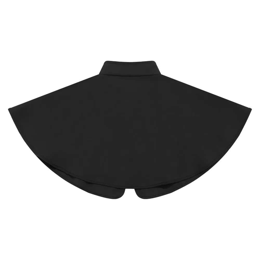 Versatile Elegant Children's Dress Shawl Solid Color Brooch Shawl Wrap Bowknot Cape for Girls