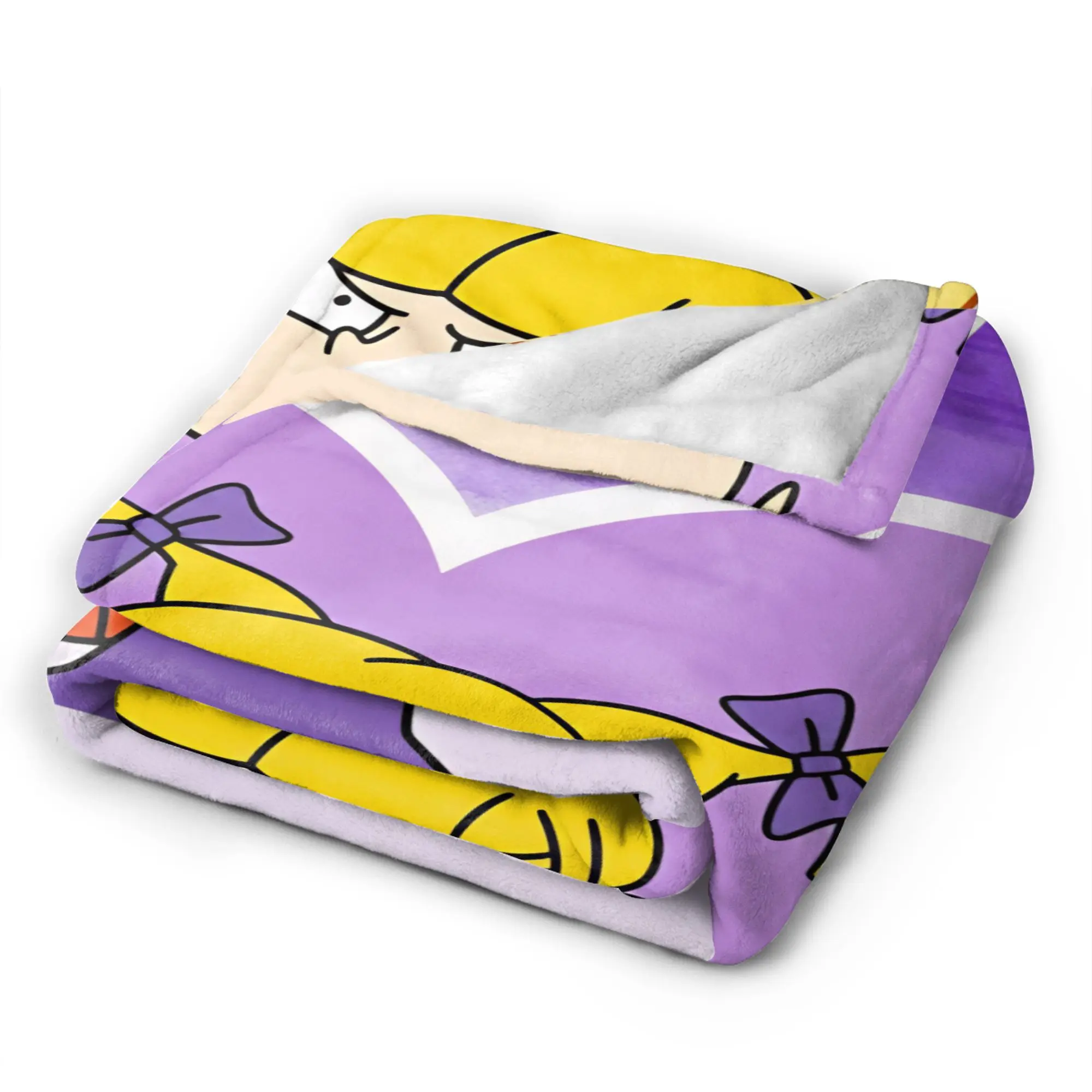 Rugrat Character Soft Blankets For Outdoor  Casual Throw Blanket Autumn Plane Travel Flannel Bedspread
