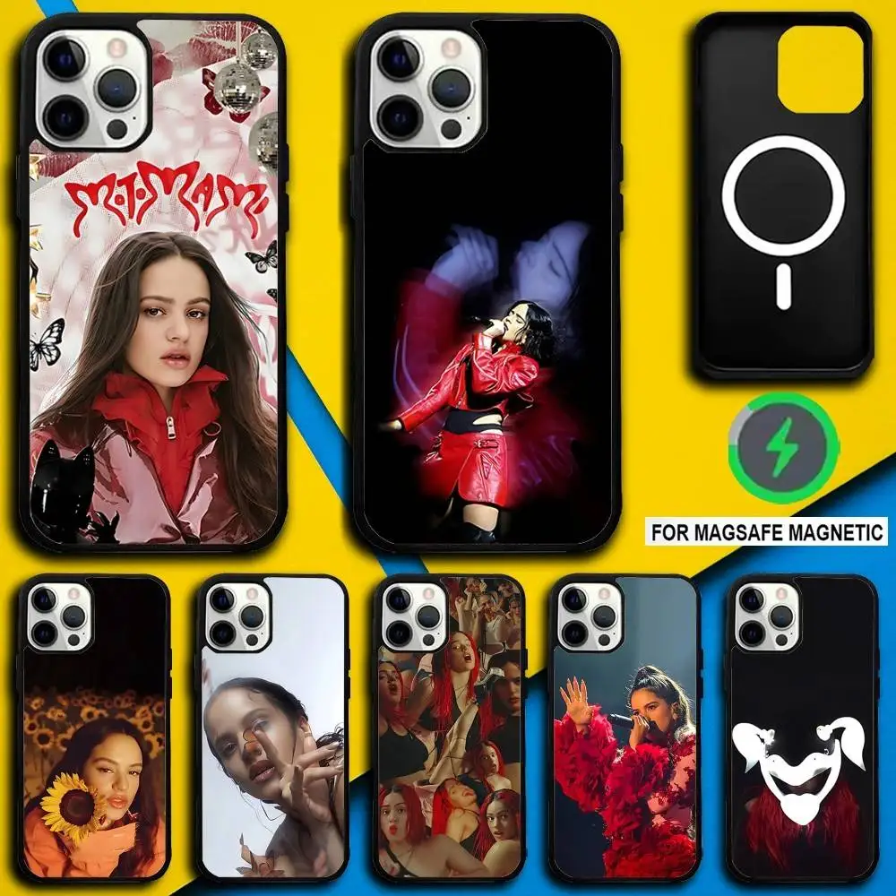 

R-Rosalia Motomami Singer Phone Case For iPhone 17,16,15,14,13,12,11,Pro,Max,Plus,Mini,SE4,E Magnetic Magsafe Wireless Charging