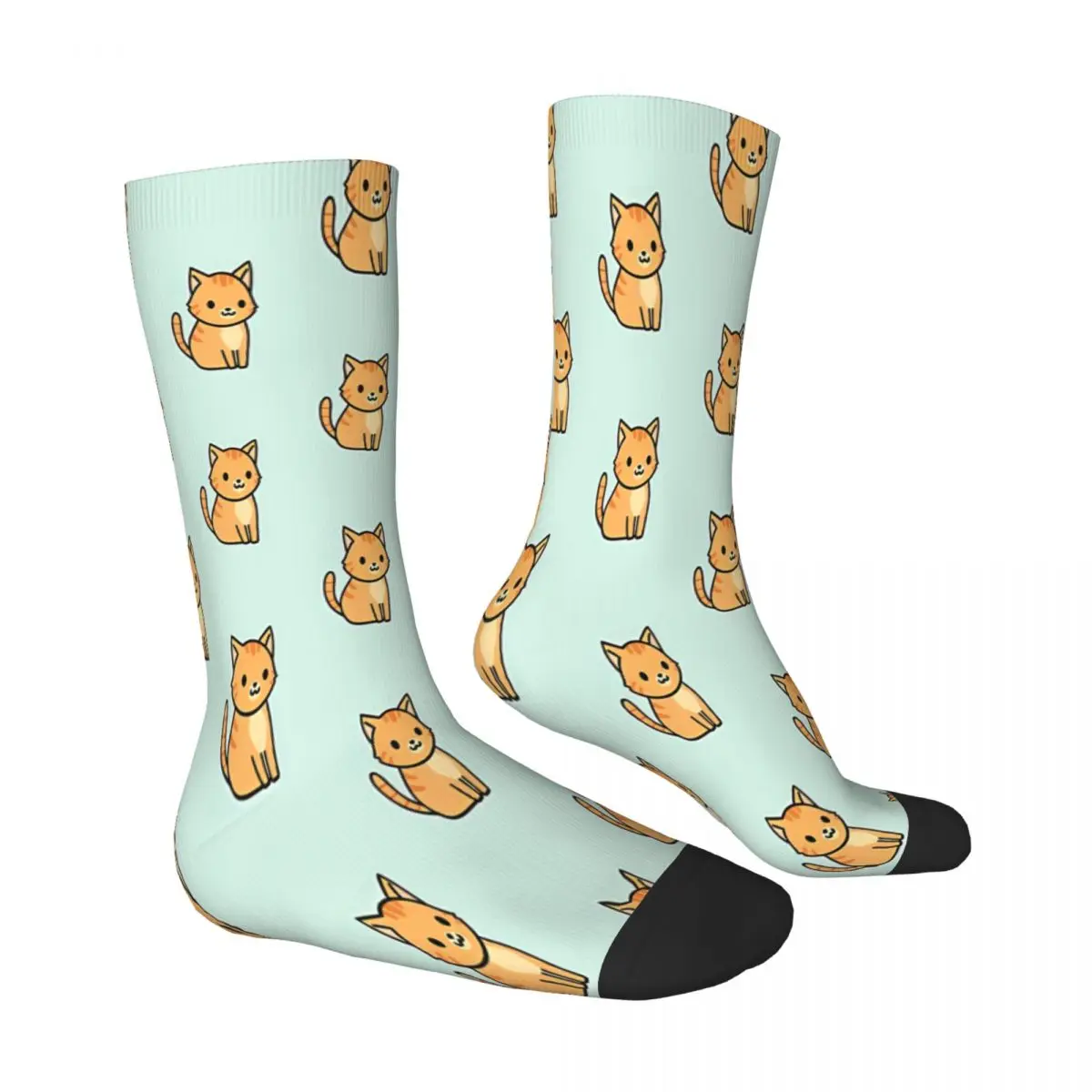 Orange Tabby Cat Socks uomo uomo donna calze primaverili Harajuku