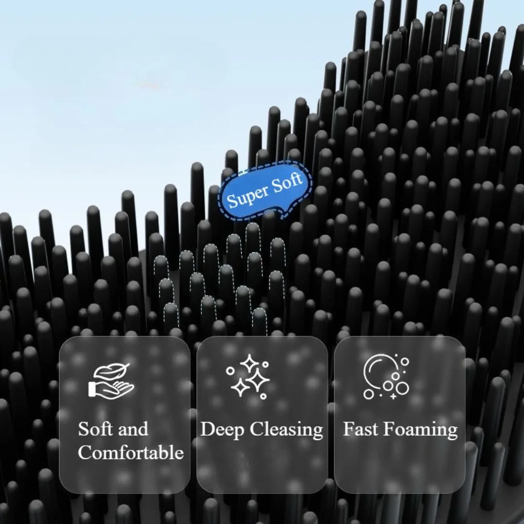 لينة سيليكون منظف الجسم فرشاة التقشير المطهر دليل الجسم التطهير العناية بالبشرة الغسيل دش لطيف تدليك حمام فرشاة