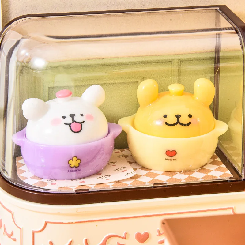 Colorful Animal Clay Pot Three Dimensional Cute Figurines for Kids Trendy Car Ornaments, Small Accessories Model Toys view 4