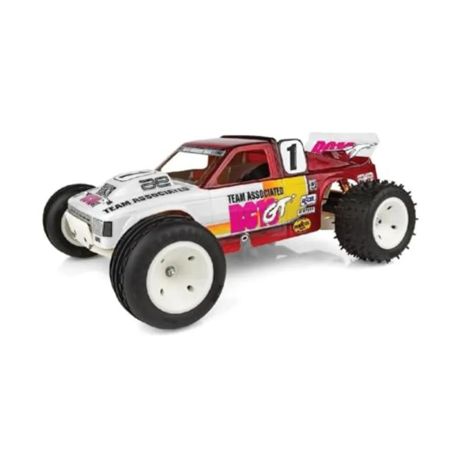 

RC10GT Classic Kit for off-road racing, aluminum chassis, black anodized finish, precision-engineered for high-speed stability