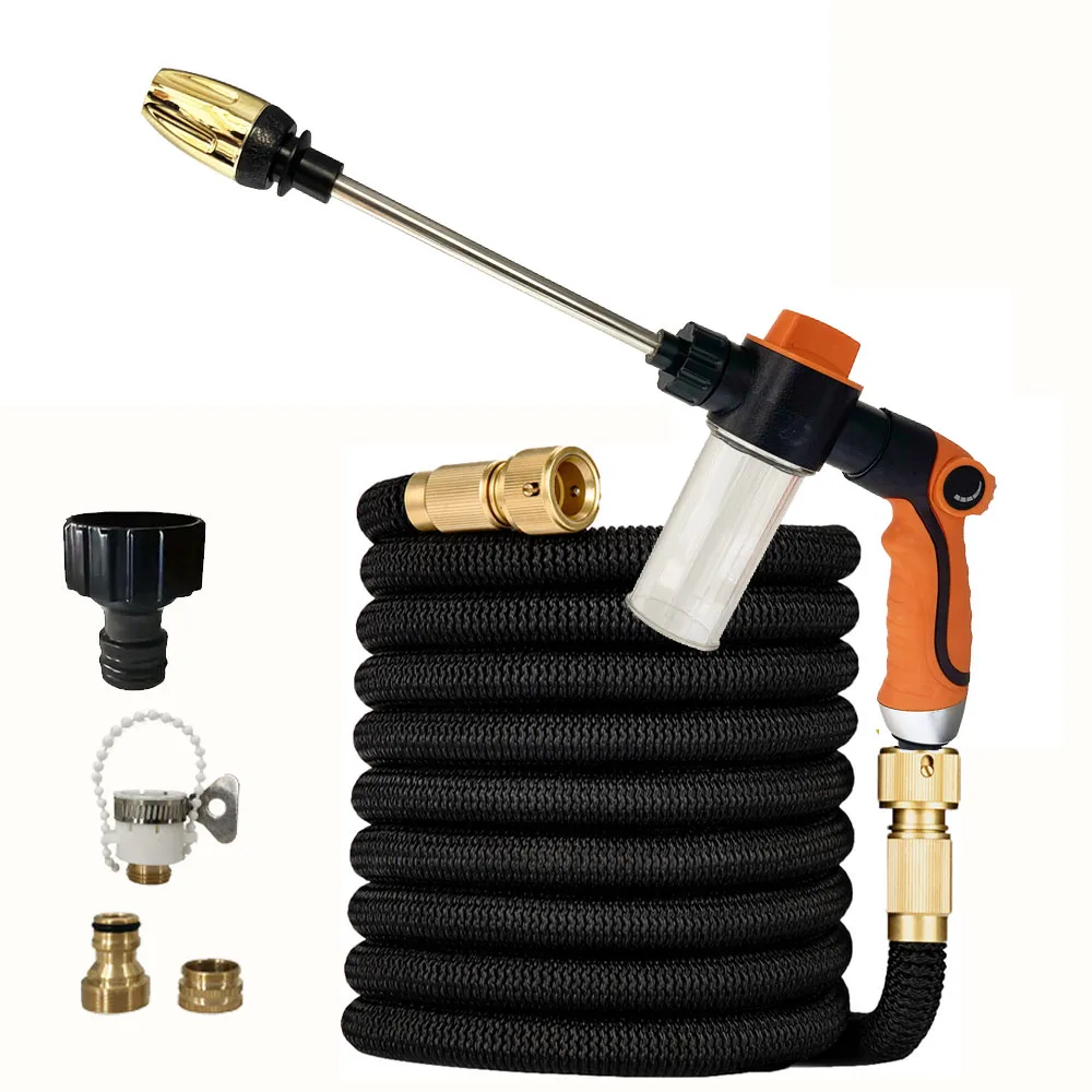 

Expandable Garden Water Hose Flexible Car Wash Hose Water Gun Hose Garden Sprayer Gardening Watering Hose Irrigation Tools ﻿