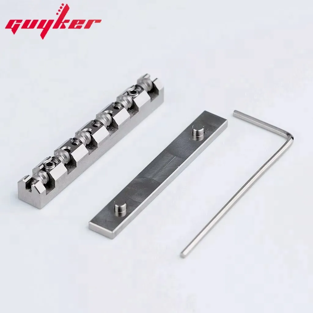 GUYKER Height Adjustable 42/43mm Titanium Alloy Ball Nut Guitar Nut For 6 String LP Guitar