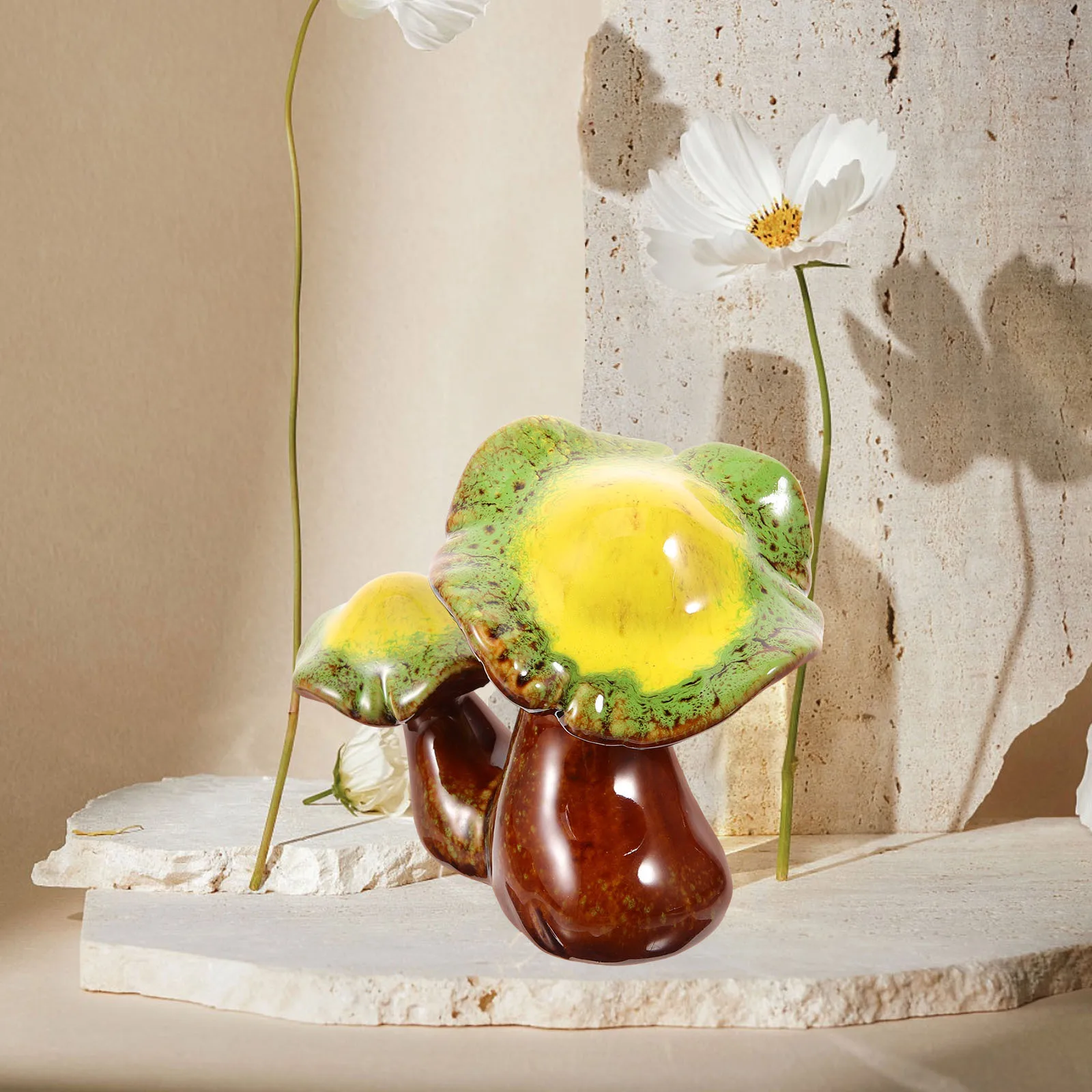 

Realistic Mushroom Decor Decoration for Home Miniature Ornament Garden Mushrooms Statue