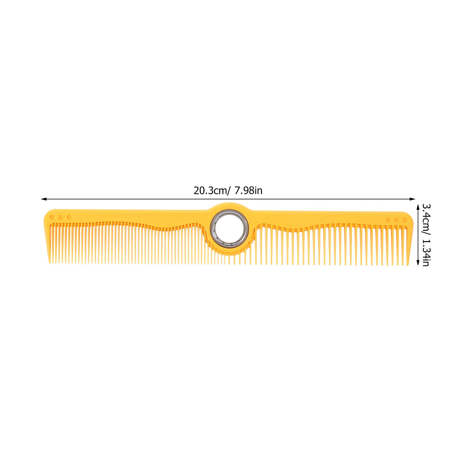 Rotating Hair Comb Yellow Spinning Barber Comb Heat Resistant Anti-Static Salon Styling Haircut Cutting Professional Tool