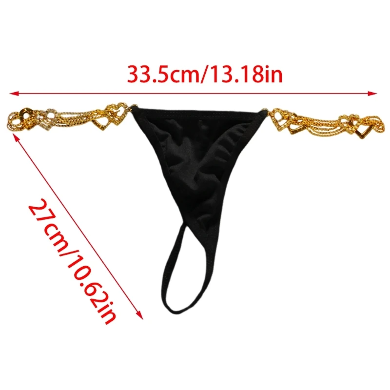 Rhinstones String Thongs for Women Crystal Underwear Low Rise T-back Sexy Thongs Panties T-back Underpants DropShip