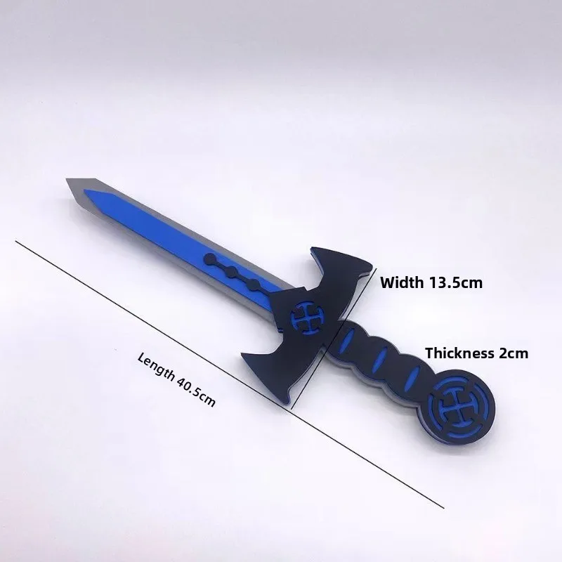 45cm/17.72인치 플라스틱 코스프레 칼 연습용 검 모델 소품 게임 카타나 주변기기 수집품 창의력 파티 용품 장난감