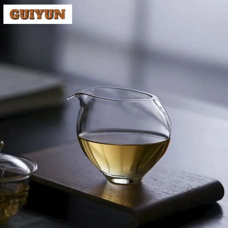 

230ml High Borosilicate Thickened Glass Tea Pitcher Tea Divider Cha Hai Dispenser Justice Cup Fair Mug Cha Decoration Supplies