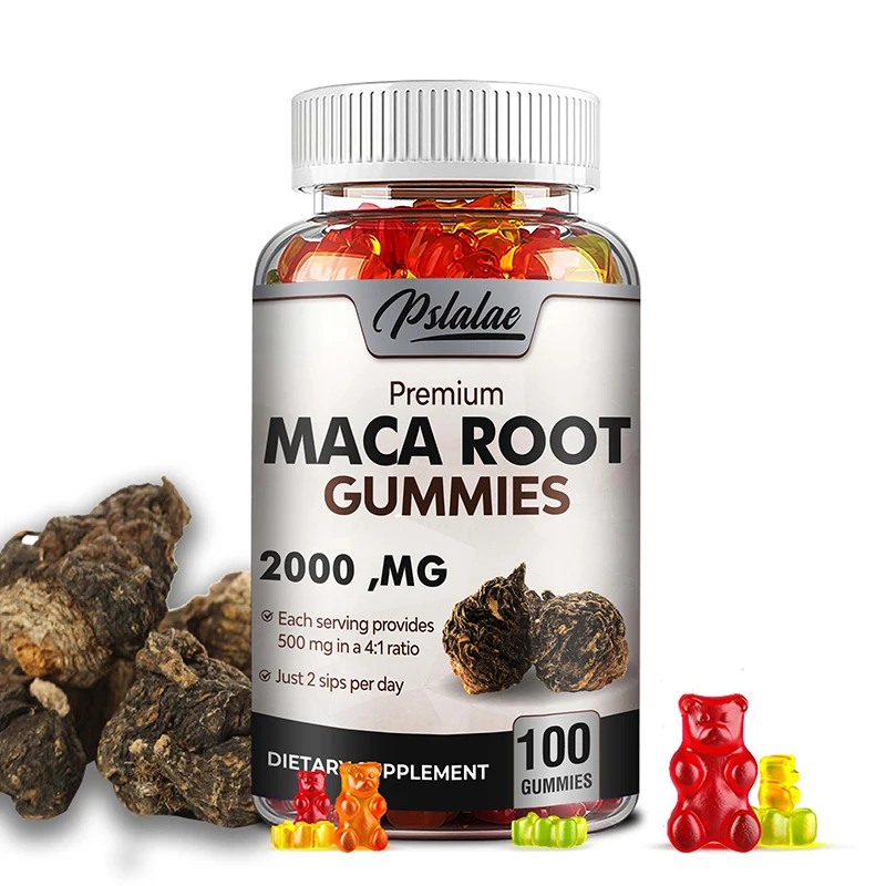 

Maca Root Gummies - Improve Mood, Boost Energy, Increase Performance, Relieve Stress