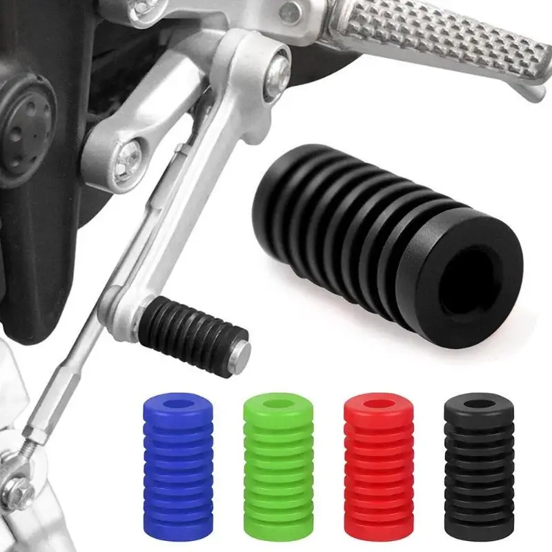 【F】1Pc Universal Pedal Kick Start Foot Pegs Pad Accessories Rubber Cover For Motorcycle Gear Shift Shifter Lever Foot Pad Tools