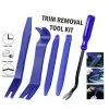 

5PCS Auto Door Clips Panel Radio Trim Removal Tools Kits Plastic Car Dismantlers Interior Seesaw Conversion Repairing Car Tools