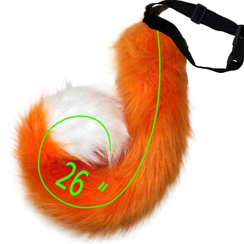 14 colori Hot Anime Animal Tail costumi Cosplay puntelli Kawaii Cat Fox peluche code gioco di ruolo accessori per feste di Halloween 65cm